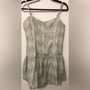 NWT lush corset bubble hem minidress size large